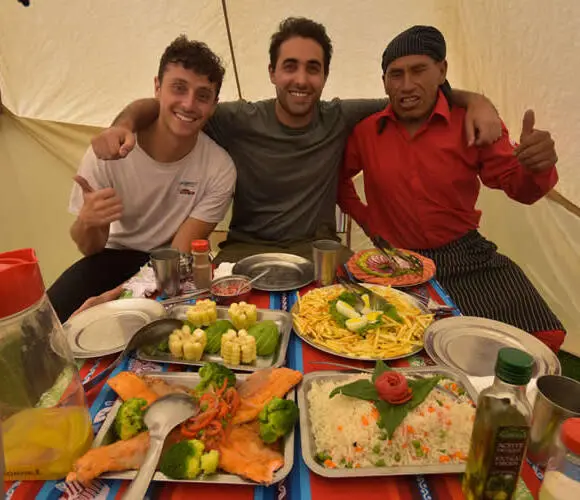 Almuerzo trek del Ausangate Cusc