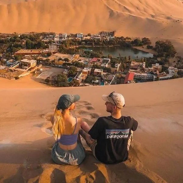Atardecer en la Huacachina