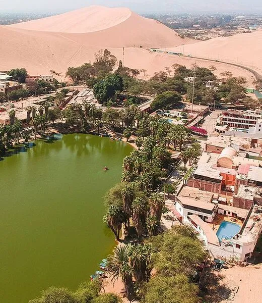Atardecer en la Huacachina