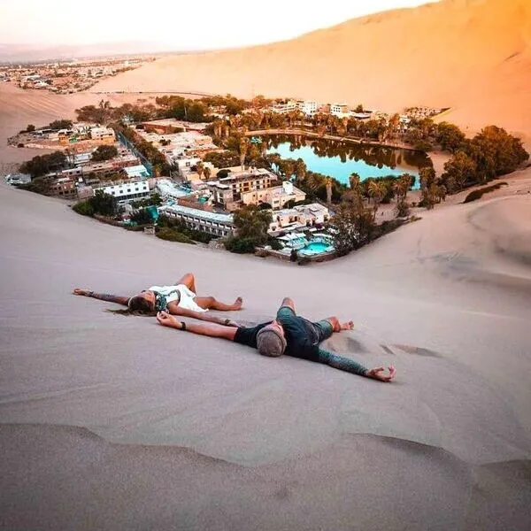 Atardecer en la Huacachina