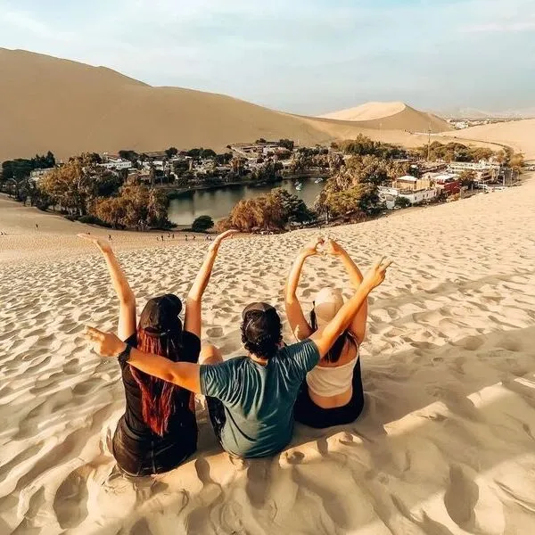 Atardecer en la Huacachina
