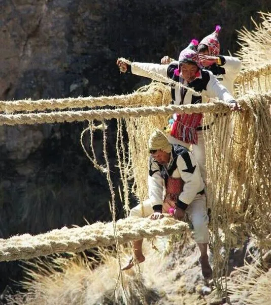 Elaboracion de las sogas Incas